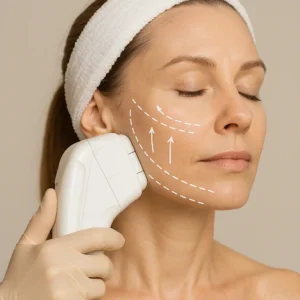 Woman having HI-FU to reduce wrinkles call LA LIPO Higham Ferrers Now!