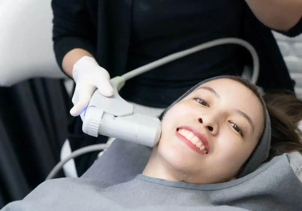 HIFU treatment Higham Ferrers in progress