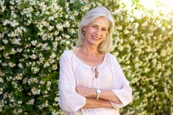 Older woman happy with urinary incontinence treatment Higham Ferrers
