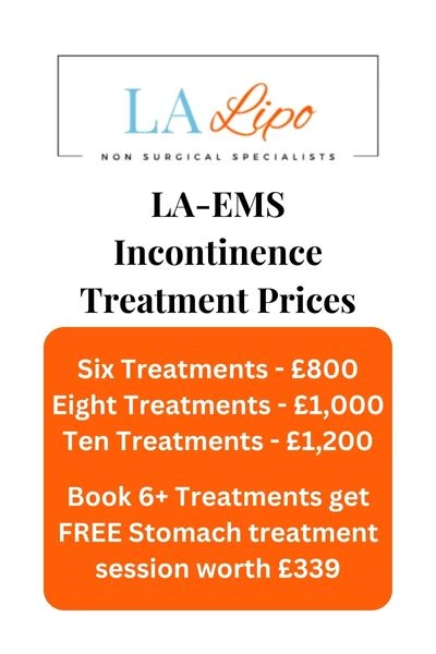 LA-EMS Incontinence Treatment Prices Higham Ferrers