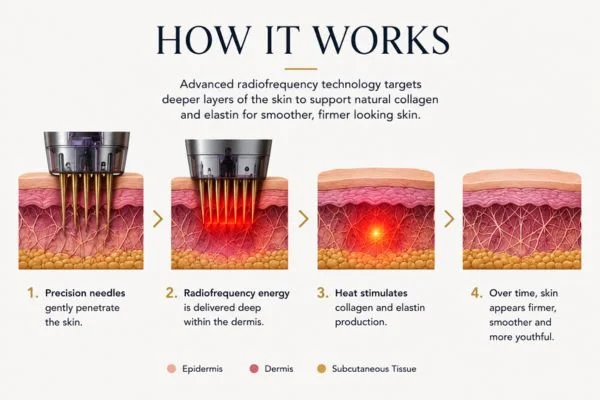 Diagram of how Collagen Lift Therapy Higham Ferrers works
