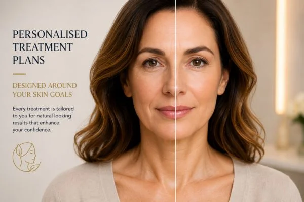 Before and after results of Collagen Lift Therapy Higham Ferrers